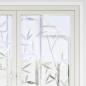 Preview: Fensterfolien 4 Stk. Matt Bambus-Muster PVC