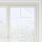 Preview: Fensterfolien 4 Stk. Matt Sternen-Muster PVC