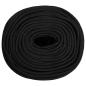 Preview: Bootsseil Schwarz 8 mm 50 m Polypropylen