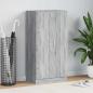 Preview: ARDEBO.de - Schuhschrank Grau Sonoma 55x35x108 cm Holzwerkstoff