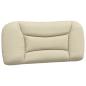 Preview: Bettgestell ohne Matratze "Hvar" Creme 90x190 cm Stoff