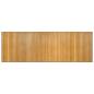 Preview: Teppich Rechteckig Natur 100x300 cm Bambus
