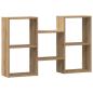 Preview: Wandregal Artisan-Eiche 96x18x60 cm Holzwerkstoff