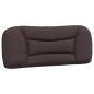 Preview: Bett mit Matratze "Hvar" Dunkelbraun 100x200 cm Stoff