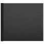 Preview: Fensterfolien 5 Stk. Statisch Matt Schwarz PVC