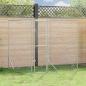 Preview: ARDEBO.de - Outdoor-Hundezwinger Silbern 2x2x2 m Verzinkter Stahl