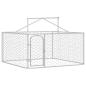 Preview: Outdoor-Hundezwinger mit Dach 200x200x150 cm
