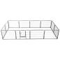 Preview: Hunde-Laufgitter 12 Paneele Stahl 80x60 cm Schwarz