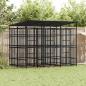 Preview: ARDEBO.de - Outdoor-Hundezwinger mit Dach Stahl 5,53 m²