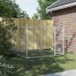 Preview: Hundezwinger mit Tür Grau 2x2x1,5 m Verzinkter Stahl