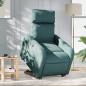 Preview: ARDEBO.de - Relaxsessel mit Aufstehhilfe Dunkelgr?n Stoff