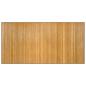 Preview: Teppich Rechteckig Natur 100x200 cm Bambus