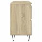 Preview: Badschrank Sonoma-Eiche 80x33x60 cm Holzwerkstoff