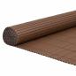 Preview: Gartenzaun Doppelseitig Braun 1,8x3 m PVC