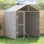 Preview: ARDEBO.de - Outdoor-Hundezwinger mit Dach Silber 2x2x2,5 m Verzinkter Stahl