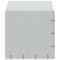 Preview: Outdoor-Hundezwinger mit Dach Silber 2x2x2,5 m Verzinkter Stahl