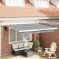 Preview: ARDEBO.de - Markisenrahmen Weiß 300 x 250 cm Aluminium