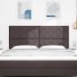 Preview: Kopfteil Dunkelbraun 180 cm Stoff
