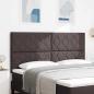 Preview: ARDEBO.de - LED Kopfteil Braun 180 cm Stoff