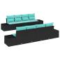 Preview: Sofa Set 9 stk. Schwarz [Synthetisch]: Poly Rattan