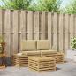 Preview: ARDEBO.de - Outdoor-Sofagarnitur 4 Stück