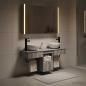 Preview: ARDEBO.de - Badezimmerschrank-Set 4 stk. Grau Sonoma Holzwerkstoff