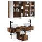 Preview: Badezimmerschrank-Set 4 stk. Altholz Holzwerkstoff