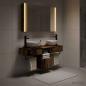 Preview: Badezimmerschrank-Set 4 stk. Altholz Holzwerkstoff
