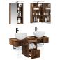 Preview: Badezimmerschrank-Set 5 stk. Altholz Holzwerkstoff