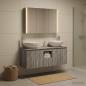 Preview: ARDEBO.de - Badezimmerschrank-Set 4 stk. Grau Sonoma Holzwerkstoff
