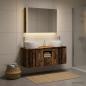 Preview: ARDEBO.de - Badezimmerschrank-Set 4 stk. Altholz Holzwerkstoff