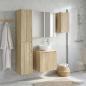 Preview: ARDEBO.de - Badezimmerschrank-Set 5 stk. Sonoma-Eiche Holzwerkstoff