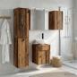 Preview: Badezimmerschrank-Set 5 stk. Altholz Holzwerkstoff