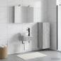 Preview: ARDEBO.de - Badezimmerschrank-Set 4 stk. Grau Sonoma Holzwerkstoff