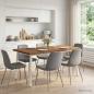 Preview: ARDEBO.de - Live Edge Esstisch 160 x 70 x 75 cm Massivholz Akazie Natur