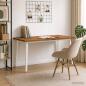 Preview: Live Edge Esstisch 160 x 70 x 75 cm Massivholz Akazie Natur