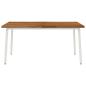 Preview: Live Edge Esstisch 160 x 70 x 75 cm Massivholz Akazie Natur