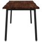 Preview: Live Edge Esstisch 160 x 80 x 75 cm Massivholz Akazie