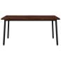 Preview: Live Edge Esstisch 160 x 90 x 75 cm Massivholz Akazie