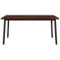 Preview: Quadratischer Esstisch 160 x 80 x 75 cm Massivholz Akazie