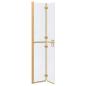 Preview: Walk-In Duschwand Gold 70 x 6,5 x 190 cm