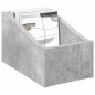 Preview: LP Plattenbox 2 stk. Betongrau 18 x 32 x 18 cm Holzwerkstoff