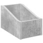 Preview: LP Plattenbox 2 stk. Betongrau 18 x 32 x 18 cm Holzwerkstoff