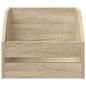 Preview: Vinyl Album Box Sonoma-Eiche 38 x 30 x 29 cm Holzwerkstoff