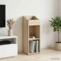 Preview: ARDEBO.de - Schallplattenschrank Sonoma-Eiche 36 x 36 x 95,5 cm