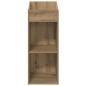 Preview: Schallplattenschrank Artisan-Eiche 36 x 36 x 95,5 cm