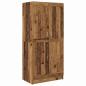 Preview: ARDEBO.de - Kleiderschrank Altholz 82,5 x 51,5 x 180 cm Holzwerkstoff
