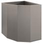 Preview: Eckpflanzer Rostoptik 45 x 45 x 50 cm Wetterfeststahl