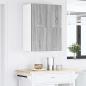 Preview: Hängeschrank Grau Sonoma und Weiß 60 x 31 x 40 cm Holzwerkstoff