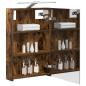 Preview: Badezimmerspiegelschrank Geräucherte Eiche 40 x 10,5 x 60,5 cm